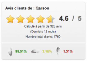 Avis clients de Qarson
