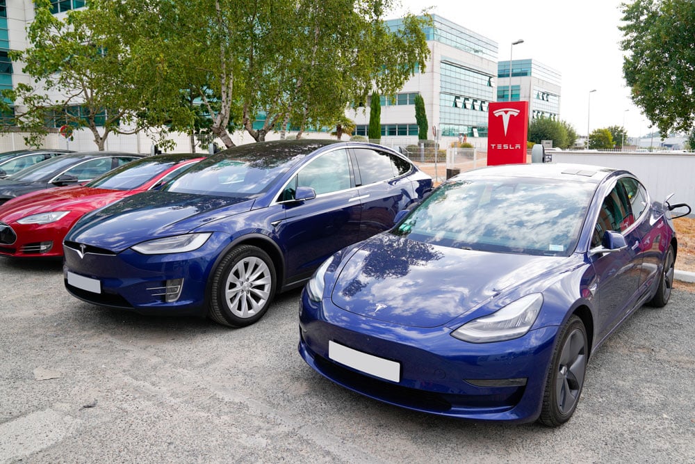 Véhicules de la gamme Tesla